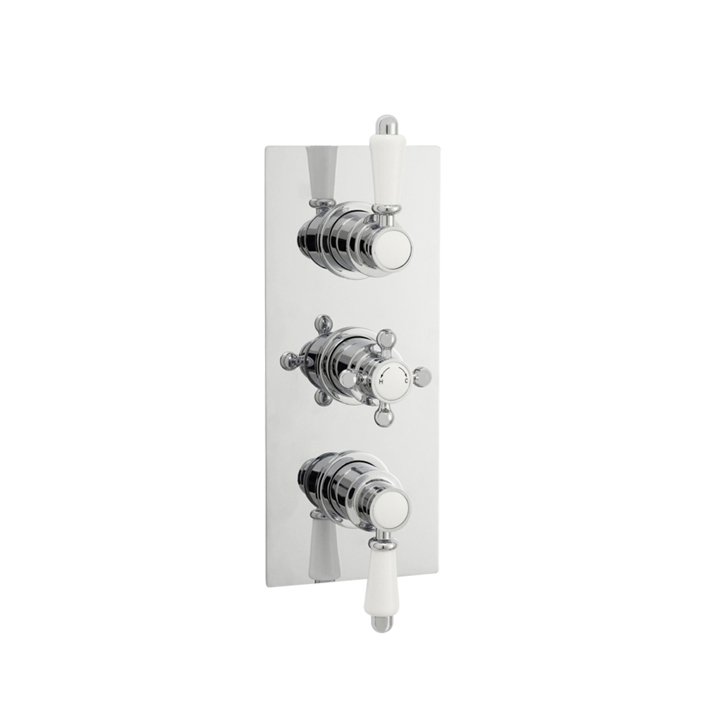 Triple Thermostatic Shower Valve Chrome 190 150 162