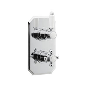 Twin Thermostatic Shower Valve Chrome 210 120 135