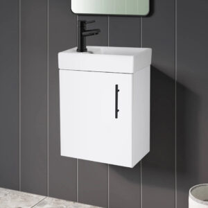 Lezna Floorstanding Furniture Pack Handle Black