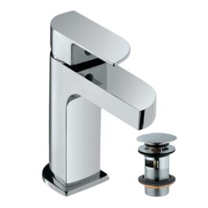 Mono Basin Mixer with slotted click clack waste