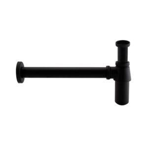 Alfred Victoria Matt Black Round Bottle Trap