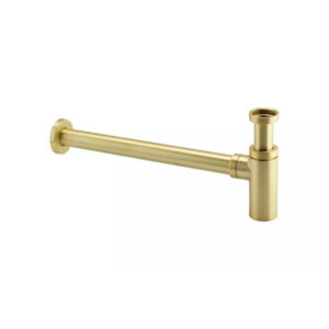 Alfred Victoria Brushed Brass Round Bottle Trap