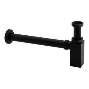 Alfred Victoria Matt Black Square Bottle Trap