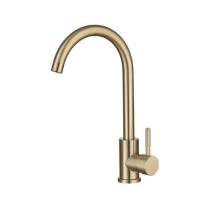 Alfred Victoria Brushed Brass Kitchen Sink Mixer