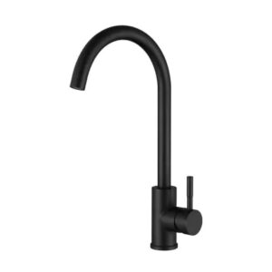Alfred Victoria Matt Black Kitchen Sink Mixer