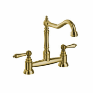 Alfred Victoria Antique Brass Traditional kitchen mixer