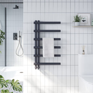 Liverpool Designer Radiator Double Towel Rail 850h x 500w x 61d mm