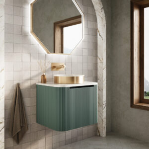Lumen Curve 600 Cabinet and Frame with Basin