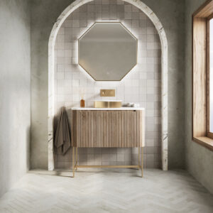 Lumen Curve 900 Cabinet & Frame with Basin