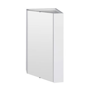 Mayfer Wall Hung Corner Single Door Mirror Cabinet