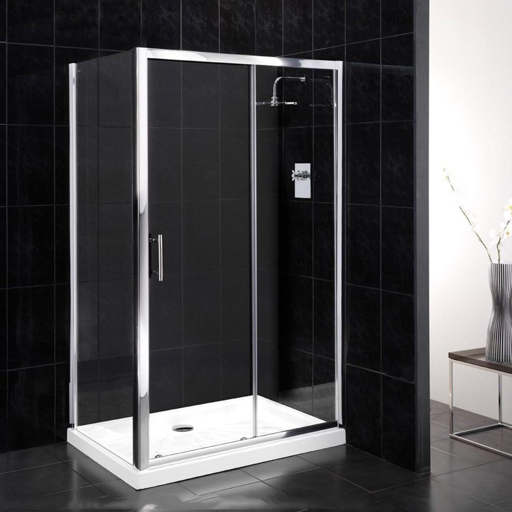 QX 80mm Universal Cast Stone Rectangular Shower Trays - Image 2