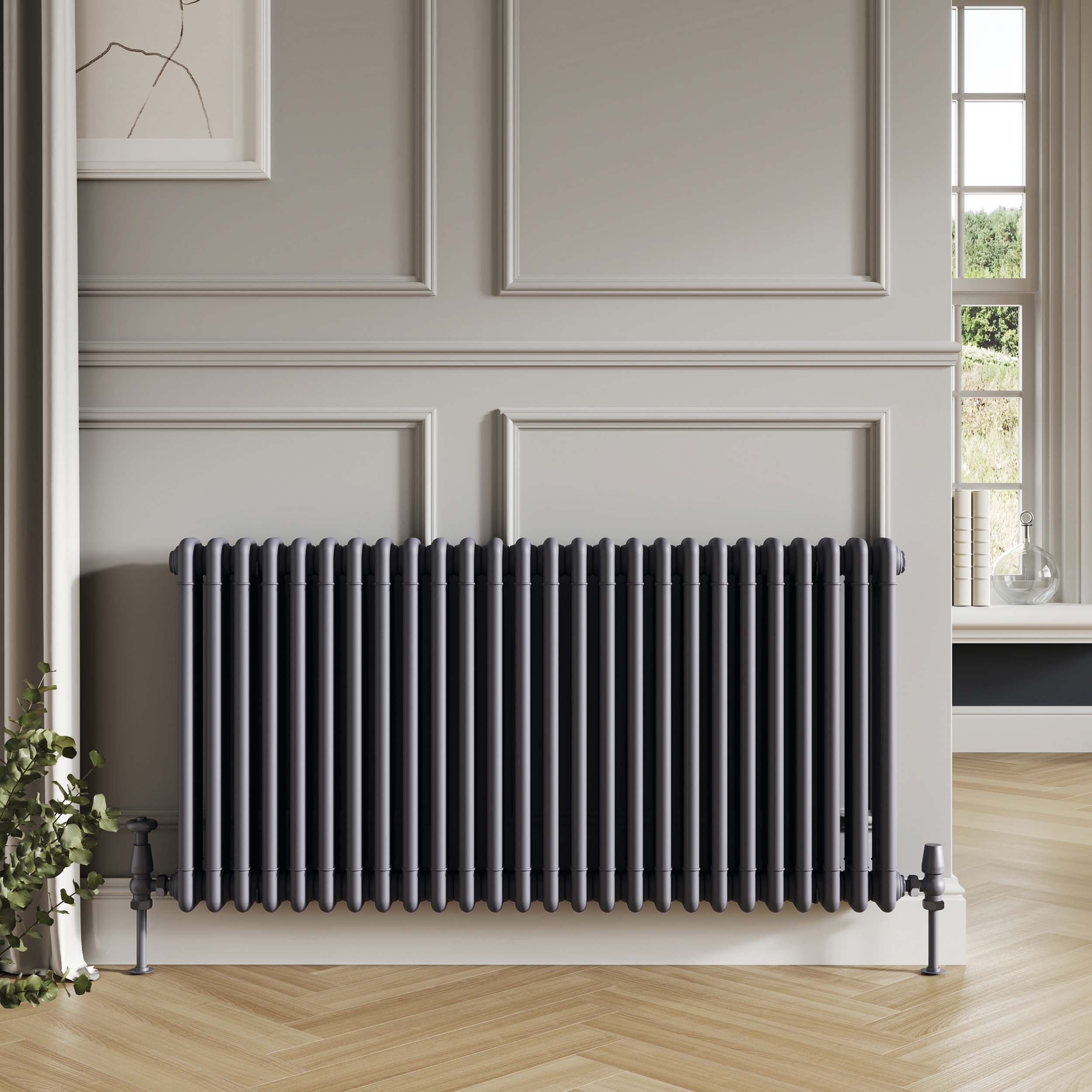 Column Radiator Feet Column Radiator 3 Column Anthracite Insertable Feet (Pair)