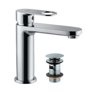 Mono Basin Mixer with slotted click clack waste
