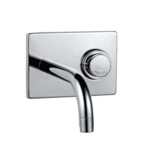 Non-concussive Basin Tap, Wall Mounted