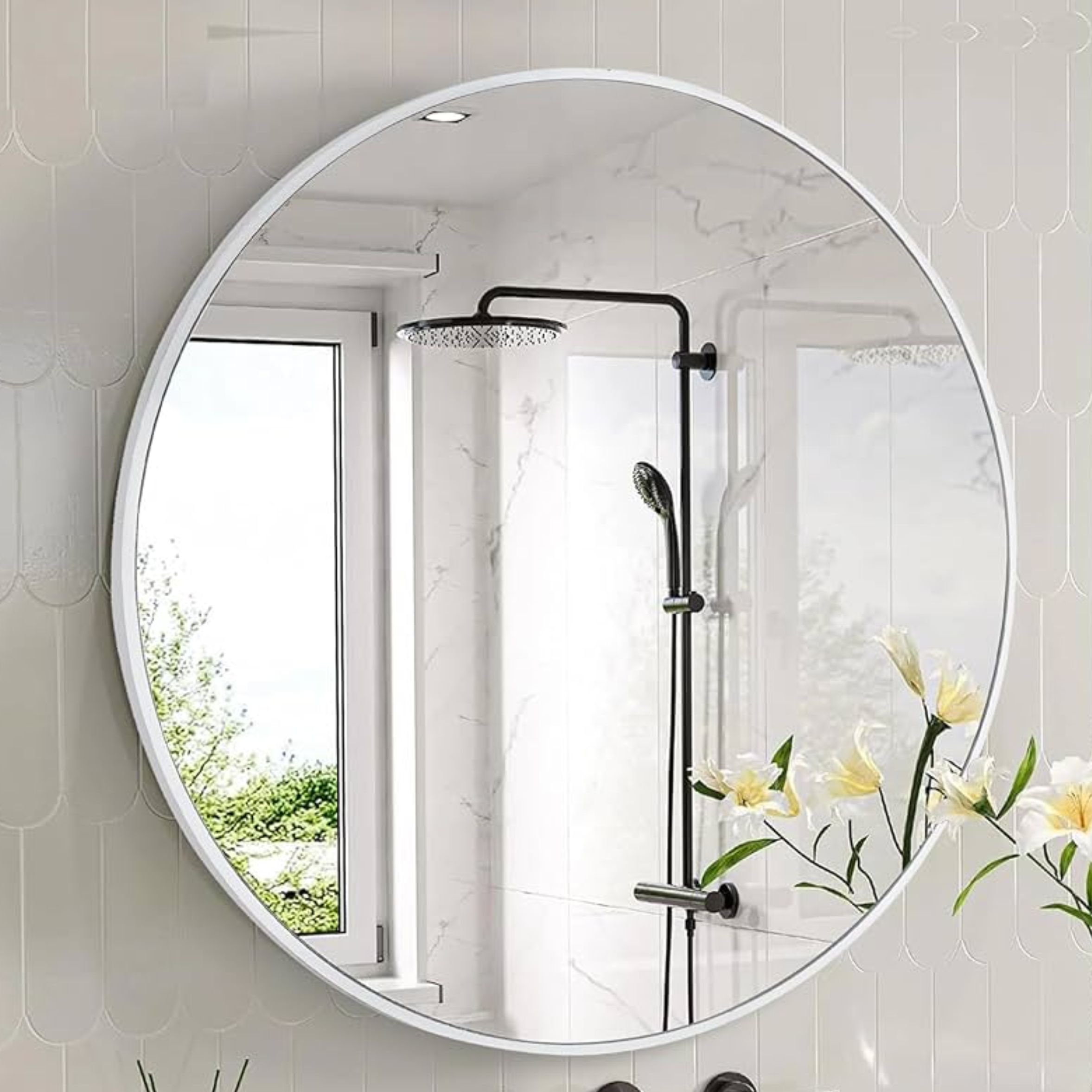 Slim Round Shaped Mirrors - Image 3